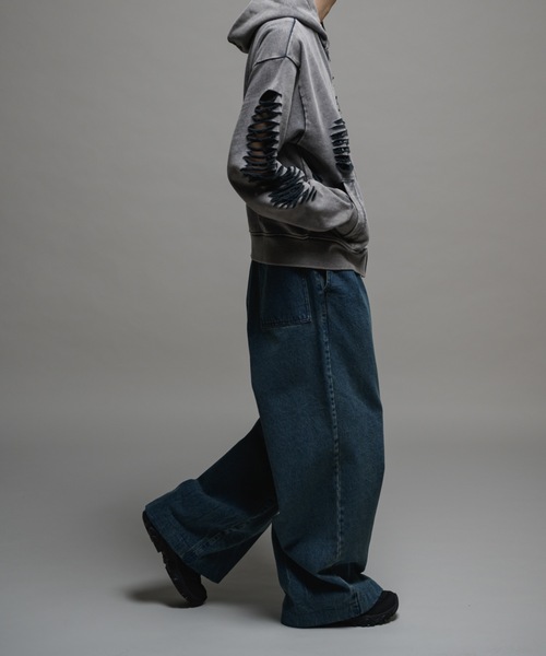 ジャケット・アウター casper Casper John ブルゾン アウター Bleach twill flight blouson