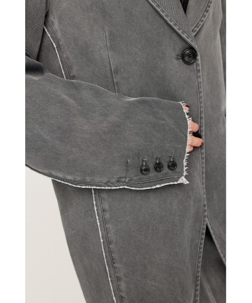 SLYセットアップ　CUT OUT OVER JK カット SLY（スライ） ジャケット テーラードジャケット CUT OUT OVER JK