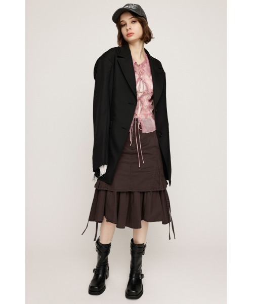 SLYセットアップ　CUT OUT OVER JK カット SLY（スライ） ジャケット テーラードジャケット CUT OUT OVER JK