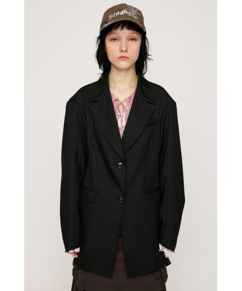 SLYセットアップ　CUT OUT OVER JK カット SLY（スライ） ジャケット テーラードジャケット CUT OUT OVER JK
