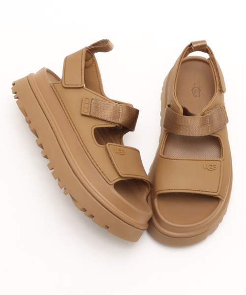 UGG Australia 「UGG」 フラットサンダル 24cm ブラック