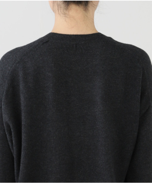 cash＆barba キャッシュ＆バルバ　ドライバーズニット　ネイビー cash&barba キャッシュ＆バルバ カシミアドライバーズニットの