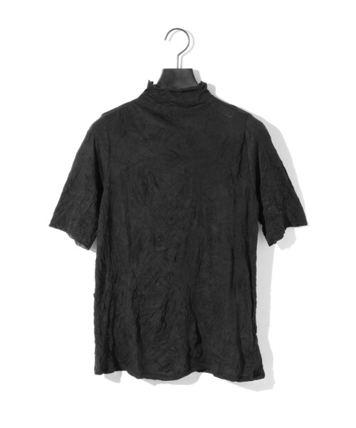 tシャツ MIDIUMISOLID for Ladies シースルーハイネックハーフスリーブインナー レディース MIDIUMISOLID tシャツ for Ladies シースルーハイネックハーフ