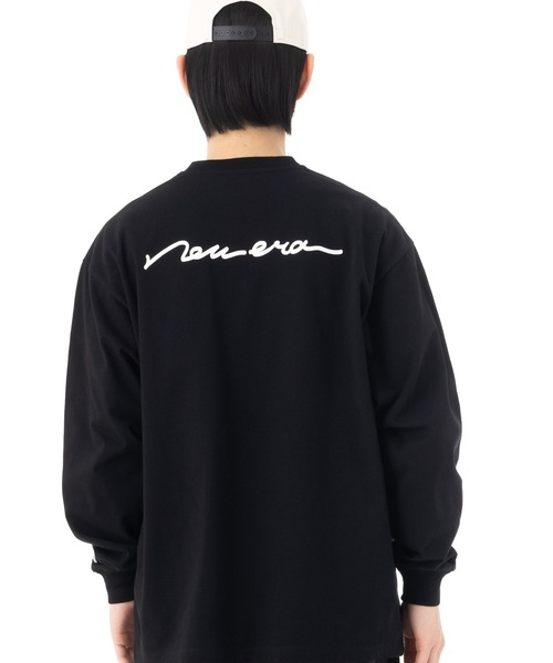 NEW ERA（ニューエラ） tシャツ ニューエラ長袖Tシャツ ロンT 手書き風
