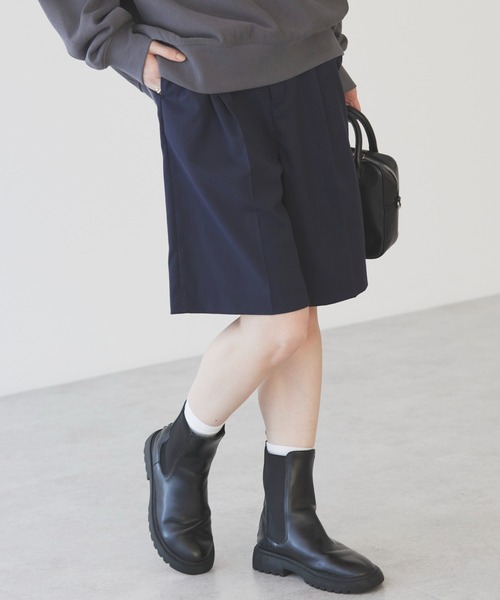 AMERICAN HOLIC パンツ センタープレスタックハーフパンツ