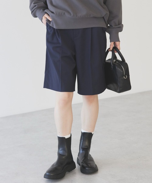 AMERICAN HOLIC パンツ センタープレスタックハーフパンツ