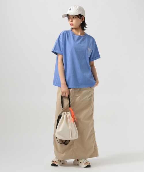 巾着バッグ【アミさん専用】 BAYFLOW ショルダーバッグ アミコミハンドルPU巾着バッグ（ユニ