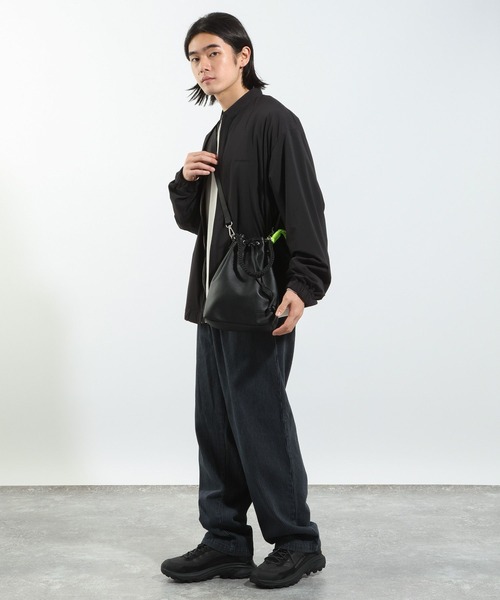 BAYFLOW（ベイフロー） ショルダーバッグ アミコミハンドルPU巾着