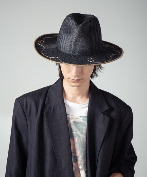 INDIETRO ASSOCIATION 帽子 ハット Long Brim Hat / ロングブリム INDIETRO ASSOCIATION 帽子 ハット Long Brim Hat / ロングブリム