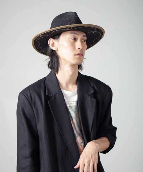 INDIETRO ASSOCIATION 帽子 ハット Long Brim Hat / ロングブリム