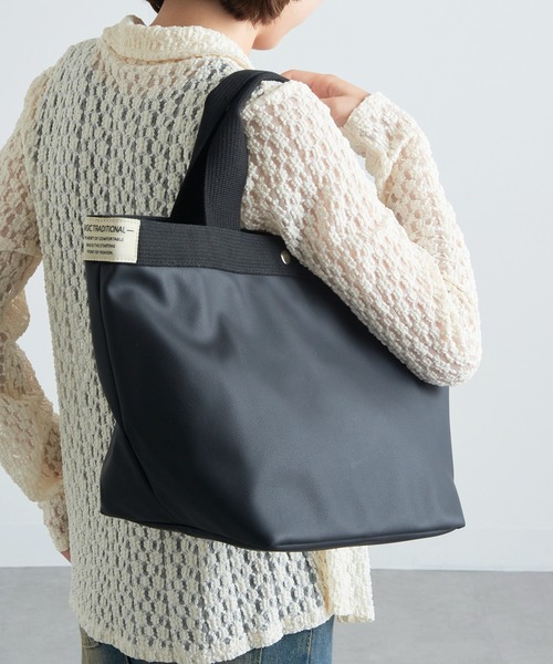 正規品/関税込【OTHER AND】Mond_Black♥トートバッグ A4 馬革 ユニセックス ファスナー付きトートバッグ | 有限会社