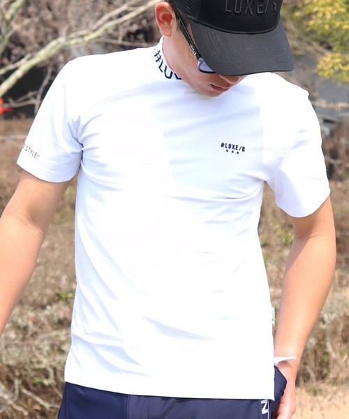 tシャツ (RM)「LUXE/R GOLF」COOL ＆ DRY ストレッチ スムース ロゴ