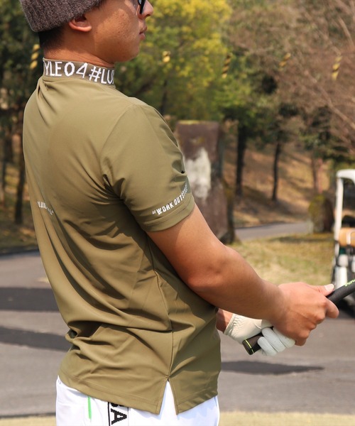 tシャツ (RM)「LUXE/R GOLF」COOL ＆ DRY ストレッチ スムース ロゴ