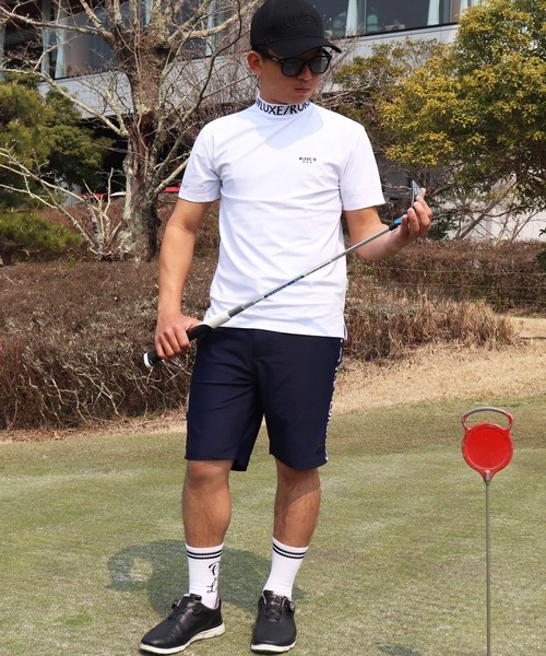 tシャツ (RM)「LUXE/R GOLF」COOL ＆ DRY ストレッチ スムース ロゴ