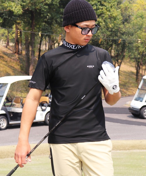 tシャツ (RM)「LUXE/R GOLF」COOL ＆ DRY ストレッチ スムース ロゴ
