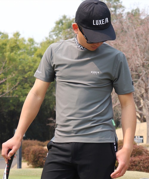 tシャツ (RM)「LUXE/R GOLF」COOL ＆ DRY ストレッチ スムース ロゴ
