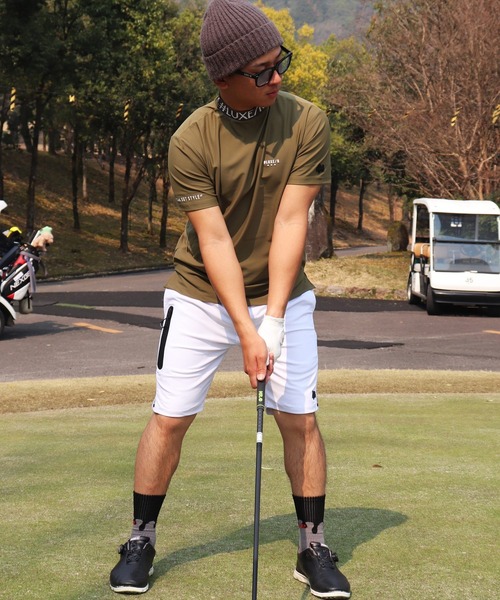 tシャツ (RM)「LUXE/R GOLF」COOL ＆ DRY ストレッチ スムース ロゴ