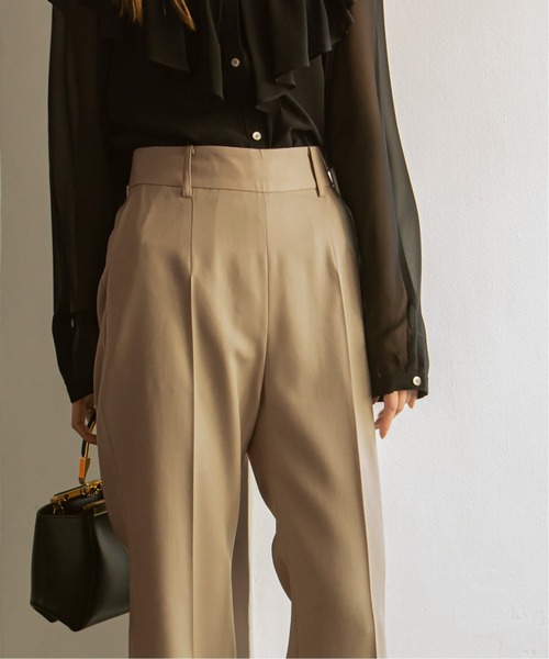 「NOBLE」 パンツ 36 ベージュ レディース_画像9