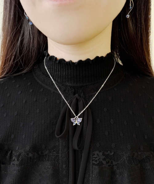 ANNA SUI ネックレス バタフライモチーフ レディース : ZOZOTOWN