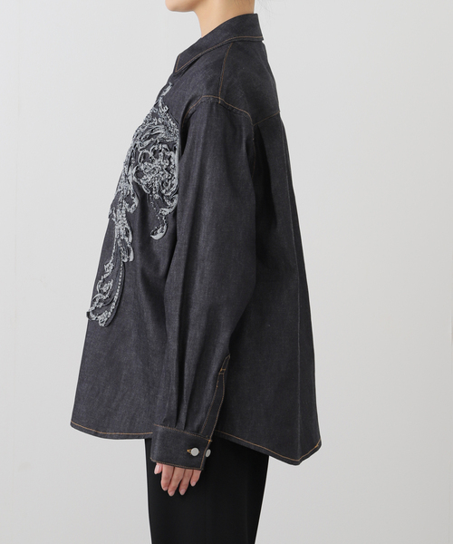ブラウス シャツ TAAKK DENIM SHIRT TA25SS-SH317：シャツ レディース TAG（PORTER） ブラウス シャツ TAAKK DENIM SHIRT TA25SS-SH317