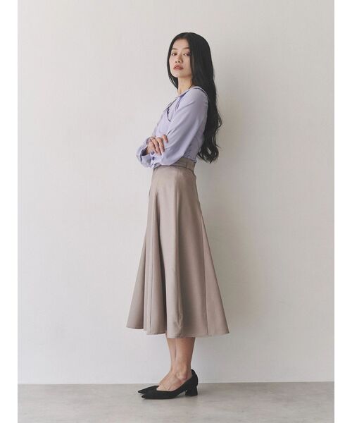 TONAL（トーナル） ブラウス シャツ スキッパータックカシュクール