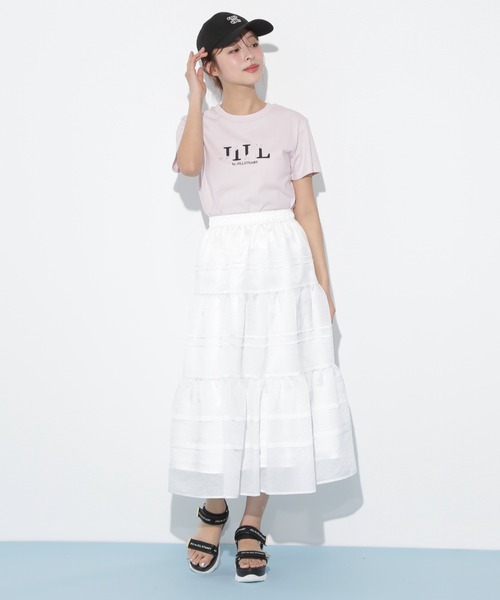 JILL by STUART スカート タックティアードシアースカート