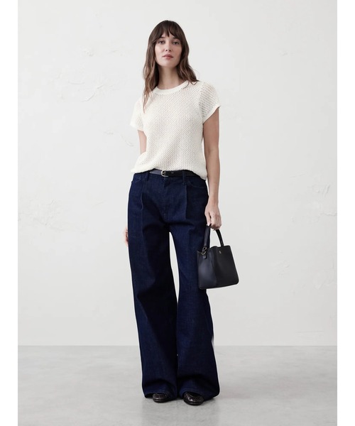 ニット セーター BANANA REPUBLIC FACTORY STORE　　オープンステッチセーター レディース BANANA REPUBLIC ニット セーター FACTORY STORE オープン
