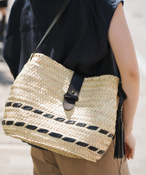 KECHカゴバック セール】 KECH LeS ESSENTIELS 2WAY SMALL バスケットバッグ