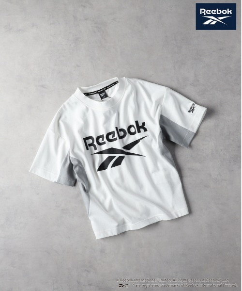 Right-on tシャツ 「Reebok」「Reebok」配色切り替えT