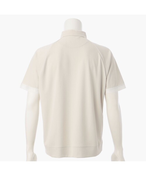 新品　BRIEFING ホワイト ポロシャツ Mサイズ BRIEFINGGOLF - ブリーフィングゴルフ メンズウェア【ポロシャツ