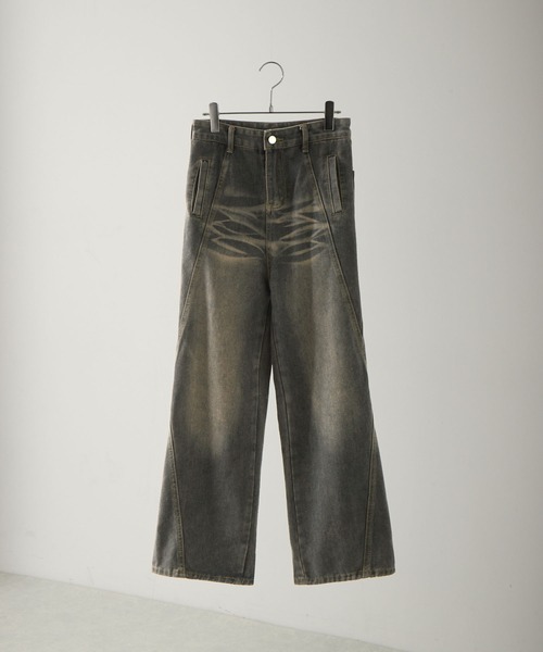 NuNuNa ジーンズ デニム デニムパンツ 「NuNuNa」ヴィンテージ加工