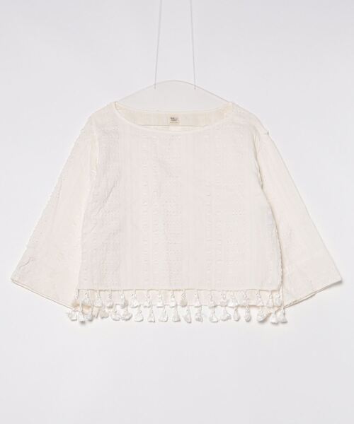Ron Herman - 【新品】Ron Herman　刺繍ブラウス Ron Herman 「Ron Herman」 刺繍長袖ブラウス S ホワイト