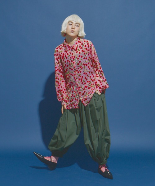 manana suerte パンツ ボリュームサーカスパンツ レディース