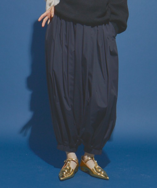 manana suerte パンツ ボリュームサーカスパンツ レディース