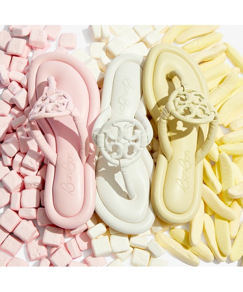 TORY BURCH サンダル Tory Burch x BonBon ミラー パデッド