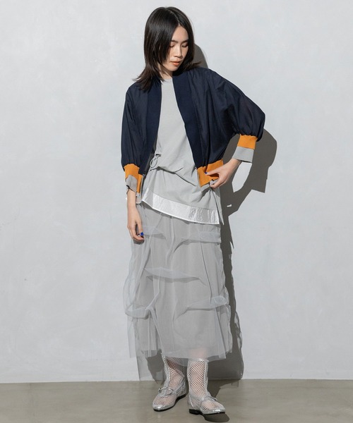 「MARECHAL TERRE」 カーディガン MEDIUM ライトグレー レディース_画像6
