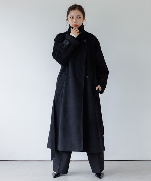 トレンチコート コート 2way collar long coat（2ウェイカラーロング