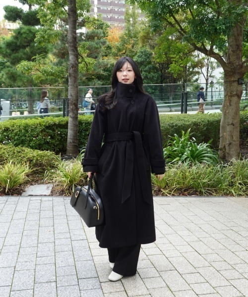 トレンチコート コート 2way collar long coat（2ウェイカラーロング