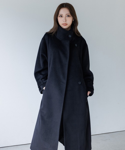トレンチコート コート 2way collar long coat（2ウェイカラーロング