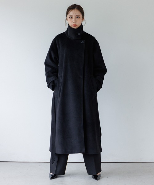 トレンチコート コート 2way collar long coat（2ウェイカラーロング