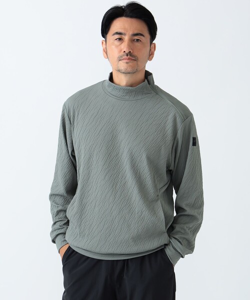 「BEAMS GOLF」 長袖Tシャツ M ブラック メンズ
