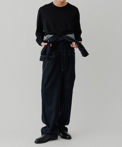 ADAM ET ROPE'（アダムエロペ） オールインワン デニム オールインワン