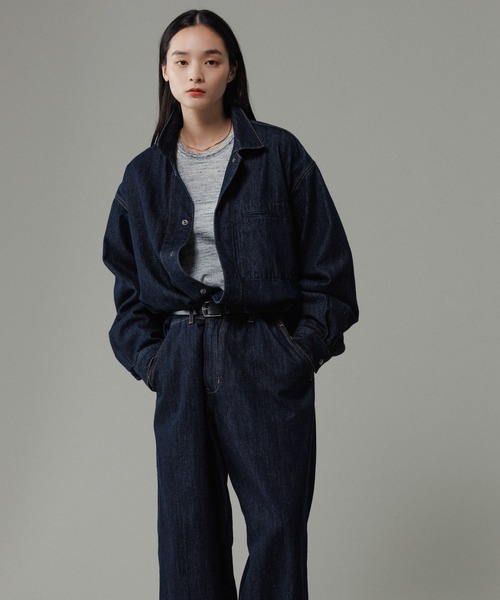 ADAM ET ROPE'（アダムエロペ） オールインワン デニム オールインワン