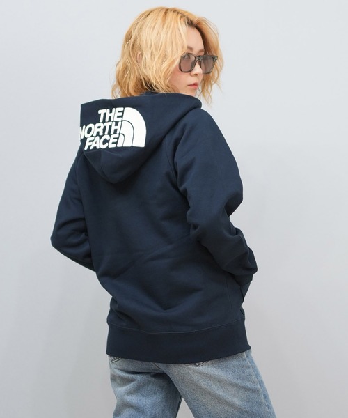 THE NORTH FACEパーカー　レディースL THE NORTH FACE 「THE FACE」 ジップアップパーカー L レッド