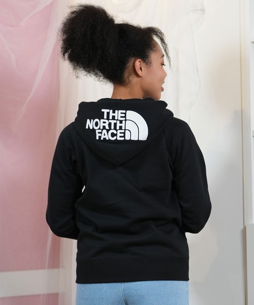 THE NORTH FACE レッド ジップアップパーカー（L） 直営店購入 THE NORTH FACE 「THE FACE」 ジップアップパーカー L レッド