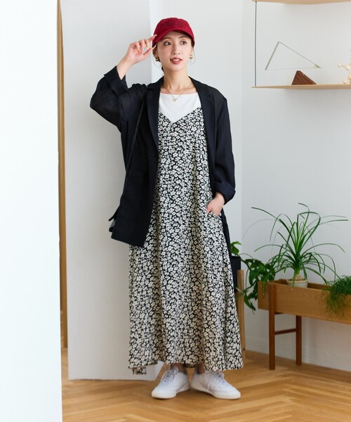 ワンピース 限定展開　インド 花柄 プリント キャミワンピース | FREAK'S STORE | 05