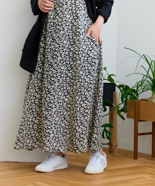 ワンピース 限定展開　インド 花柄 プリント キャミワンピース | FREAK'S STORE | 11