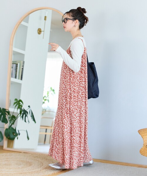 ANOKHI 花柄キャミワンピース XS お値下げ】ANOKHI 花柄キャミワンピース XS - メルカリ