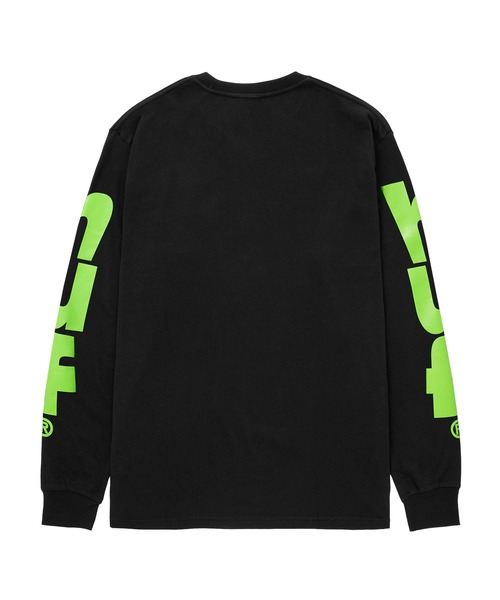 「HUF」 長(zhǎng)袖Tシャツ LARGE ブラック メンズ