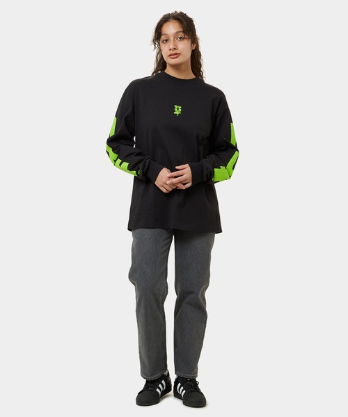 「HUF」 長(zhǎng)袖Tシャツ LARGE ブラック メンズ